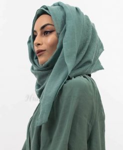 Diamante Hijab Turquoise 5 Website