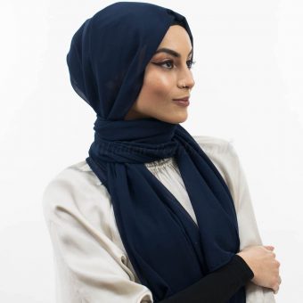 Everyday Chiffon Hijab Midnight Blue website