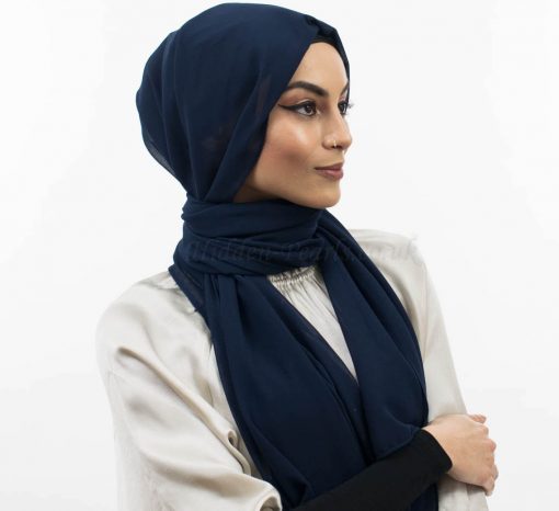 Everyday Chiffon Hijab Midnight Blue website