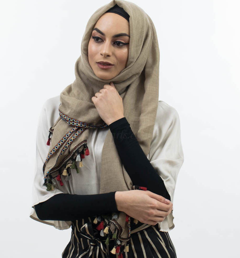 Moroccan Tassel Hijab » Hidden Pearls