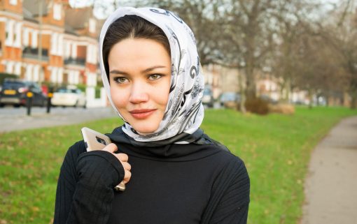 Turkish Hijab Black & White