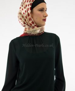 Turkish Hijab Polka Dot Red 2