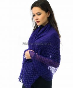 Crinkle Scarf Purple 2