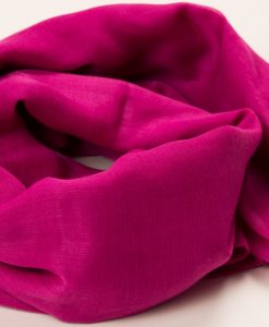 Shocking Pink Plain Hijab