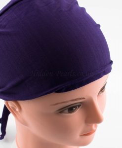 Bonnet Underscarf - Aubergine - Hidden Pearls