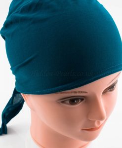 Bonnet Underscarf - Teal - Hidden Pearls