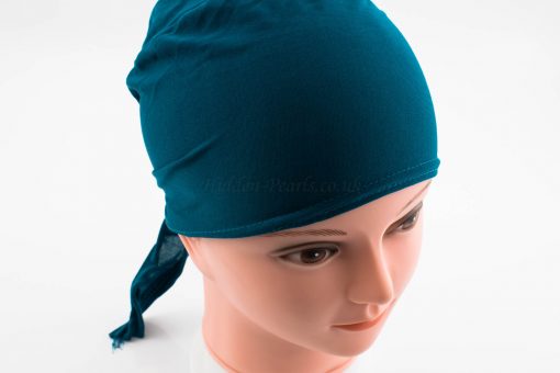 Bonnet Underscarf - Teal - Hidden Pearls