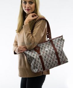 grey brown shoulder bag 2