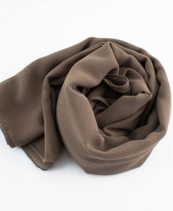 Chiffon Hijab Mocha 2