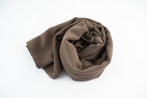 Chiffon Hijab Mocha 2