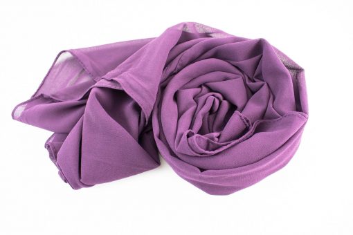 Chiffon Hijab Plum 2