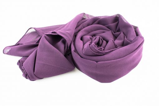 Chiffon Hijab Plum 3