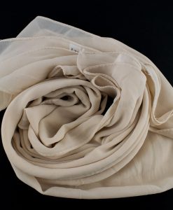 Chiffon Plain Beige 2