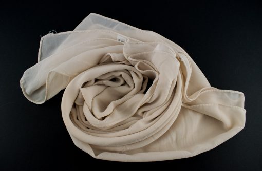 Chiffon Plain Beige 2