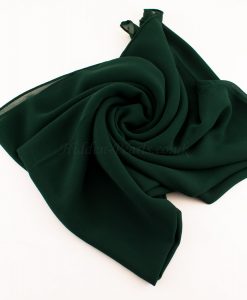 Chiffon Plain Forest Green 2