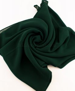 Chiffon Plain Forest Green 3