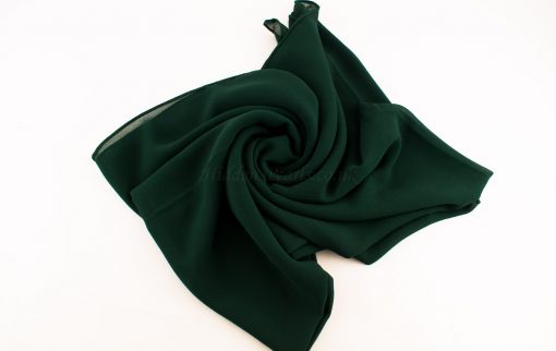 Chiffon Plain Forest Green 3