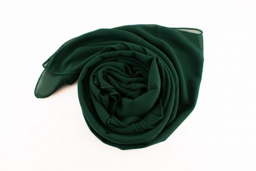 Chiffon Plain Forest Green