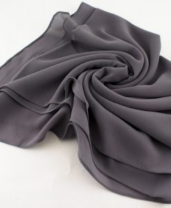 Chiffon Plain Grey