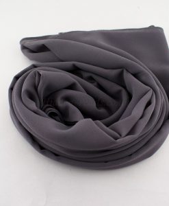 Chiffon Plain Grey 5