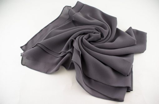 Chiffon Plain Grey