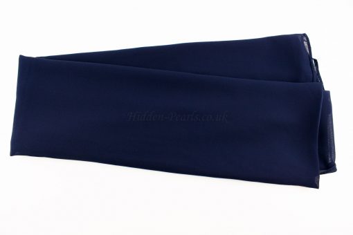 Chiffon Plain Navy Blue 2