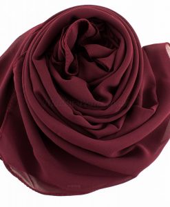 Chiffon Plain Rose wood 2