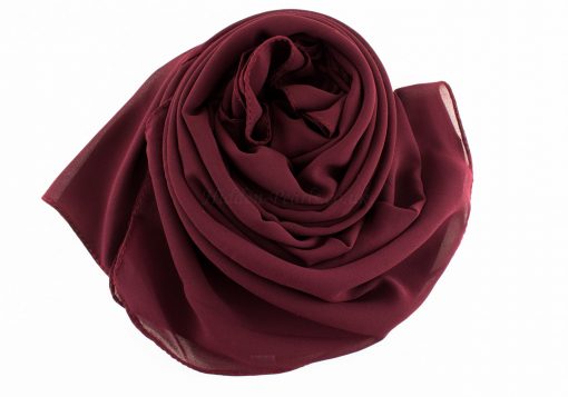 Chiffon Plain Rose wood 2