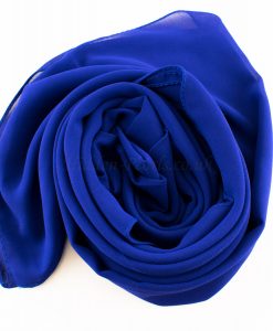 Chiffon Plain Royal Blue 2