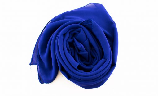 Chiffon Plain Royal Blue 2