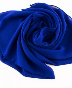 Chiffon Plain Royal Blue