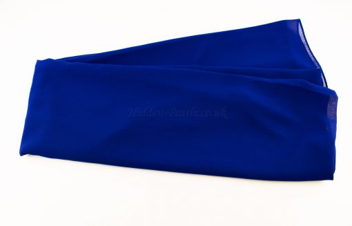 Chiffon Plain Royal Blue 3