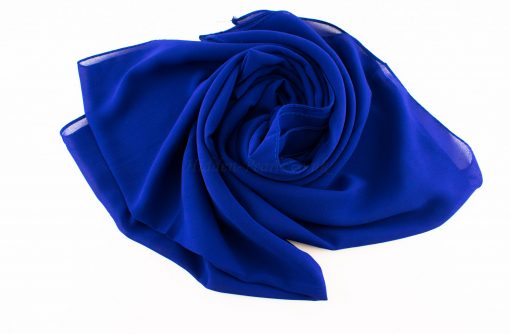 Chiffon Plain Royal Blue