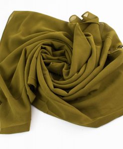 Chiffon hijab Olive 7