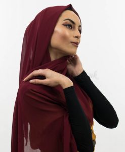 Everyday Chiffon Hijab Rosewood 7 copy