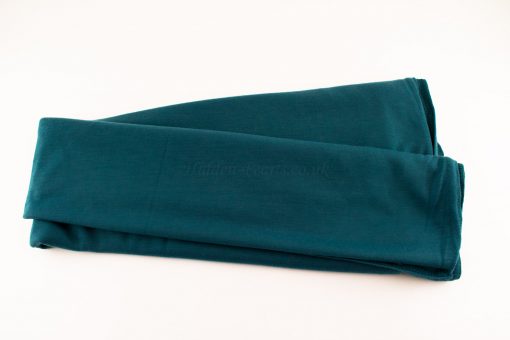 Jersey Plain Teal Hijab 4