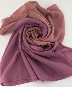 Two-Tone Chiffon Hijab » Hidden Pearls