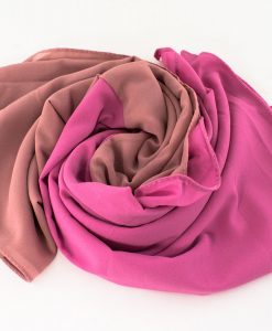 Fusion Chiffon Scarf Pink & Spanish Pink 2