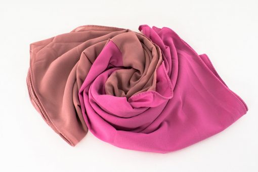 Fusion Chiffon Scarf Pink & Spanish Pink 2