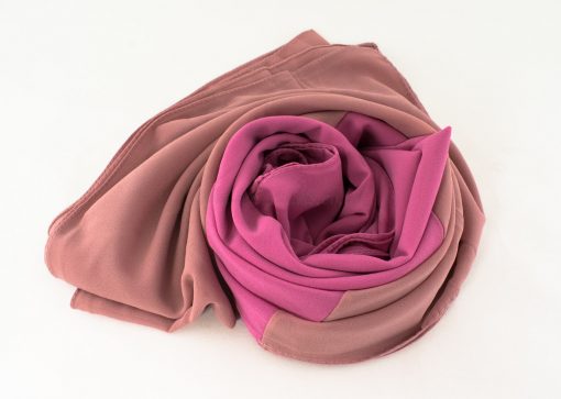 Fusion Chiffon Scarf Pink & Spanish Pink 3