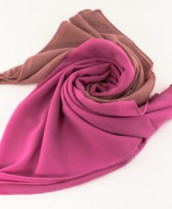 Fusion Chiffon Scarf Pink & Spanish Pink 4