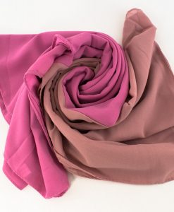 Fusion Chiffon Scarf Pink & Spanish Pink 8