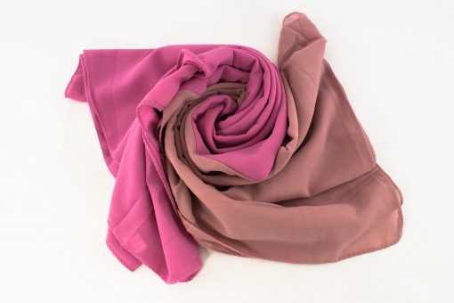 Fusion Chiffon Scarf Pink & Spanish Pink 8