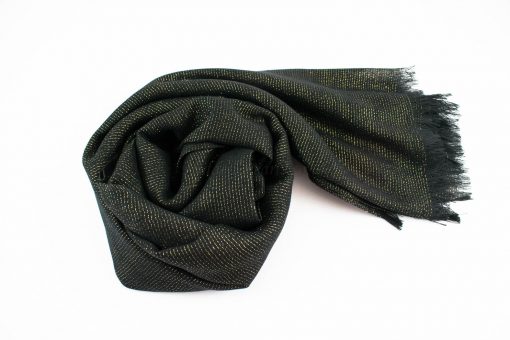 Occasion Shimmer Hijab Black 2