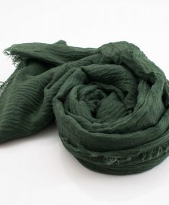 Crimp Hijab - Forest Green 2 - Hidden Pearls