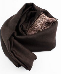 Crochet Lace Hijab Chocolate 2