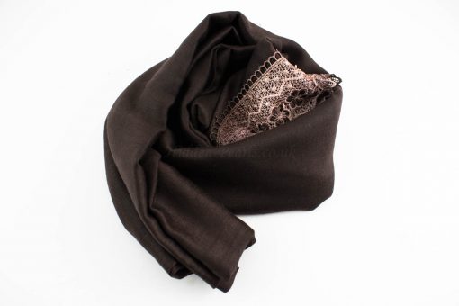 Crochet Lace Hijab Chocolate 2