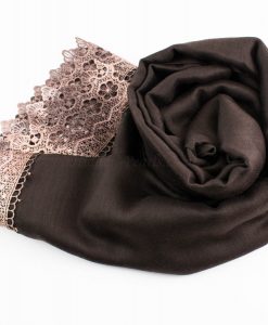 Crochet Lace Hijab Chocolate 3