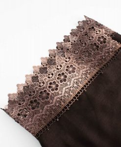 Crochet Lace Hijab Chocolate 4