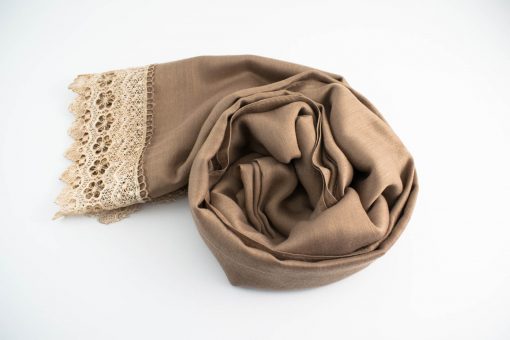 Crochet Lace Hijab Mocha 2